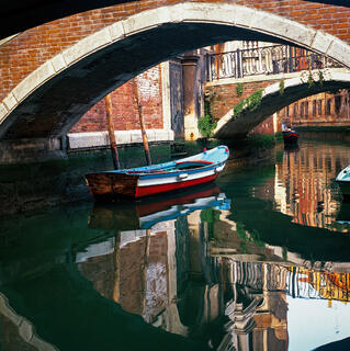 American boat in Venice