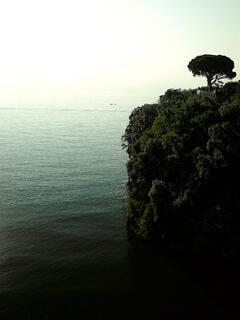 A view from Ischia toward Capri