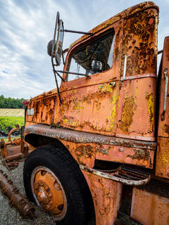 Vintage tow truck